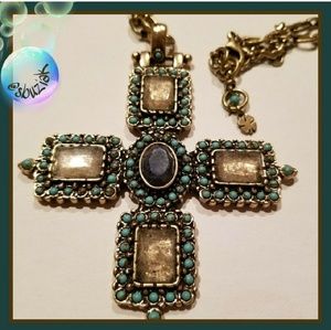 Lucky Brand Unique Large Cross Necklace